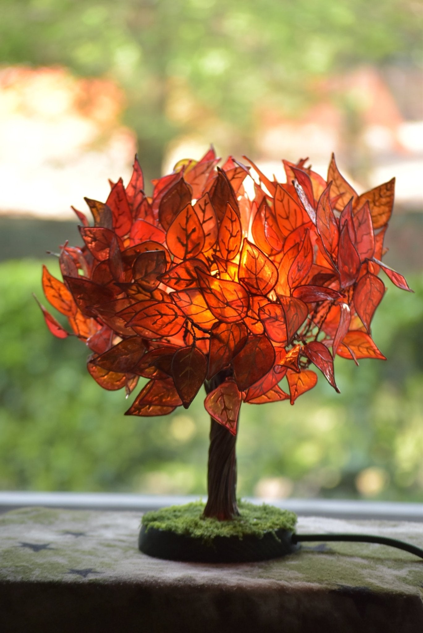 Lampada da tavolo albero d'autunno - Fiorediluce