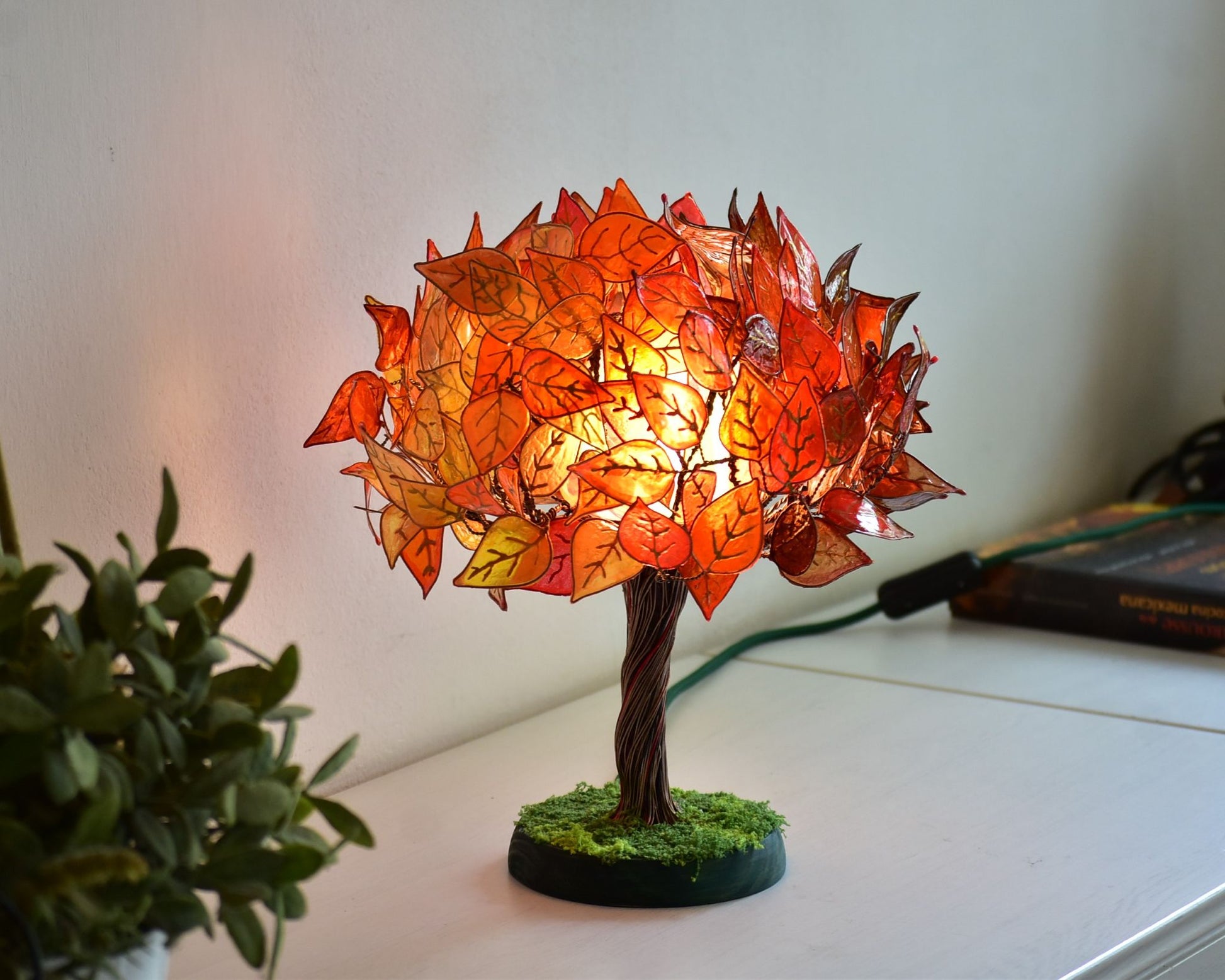 Lampada da tavolo albero d'autunno - Fiorediluce