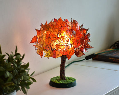 Lampada da tavolo albero d'autunno - Fiorediluce