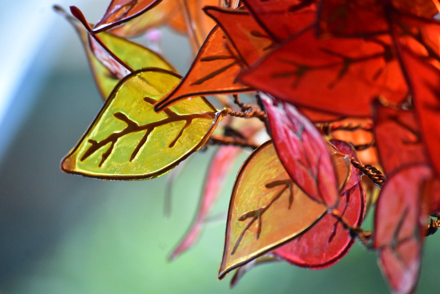 Lampada da tavolo albero d'autunno - Fiorediluce