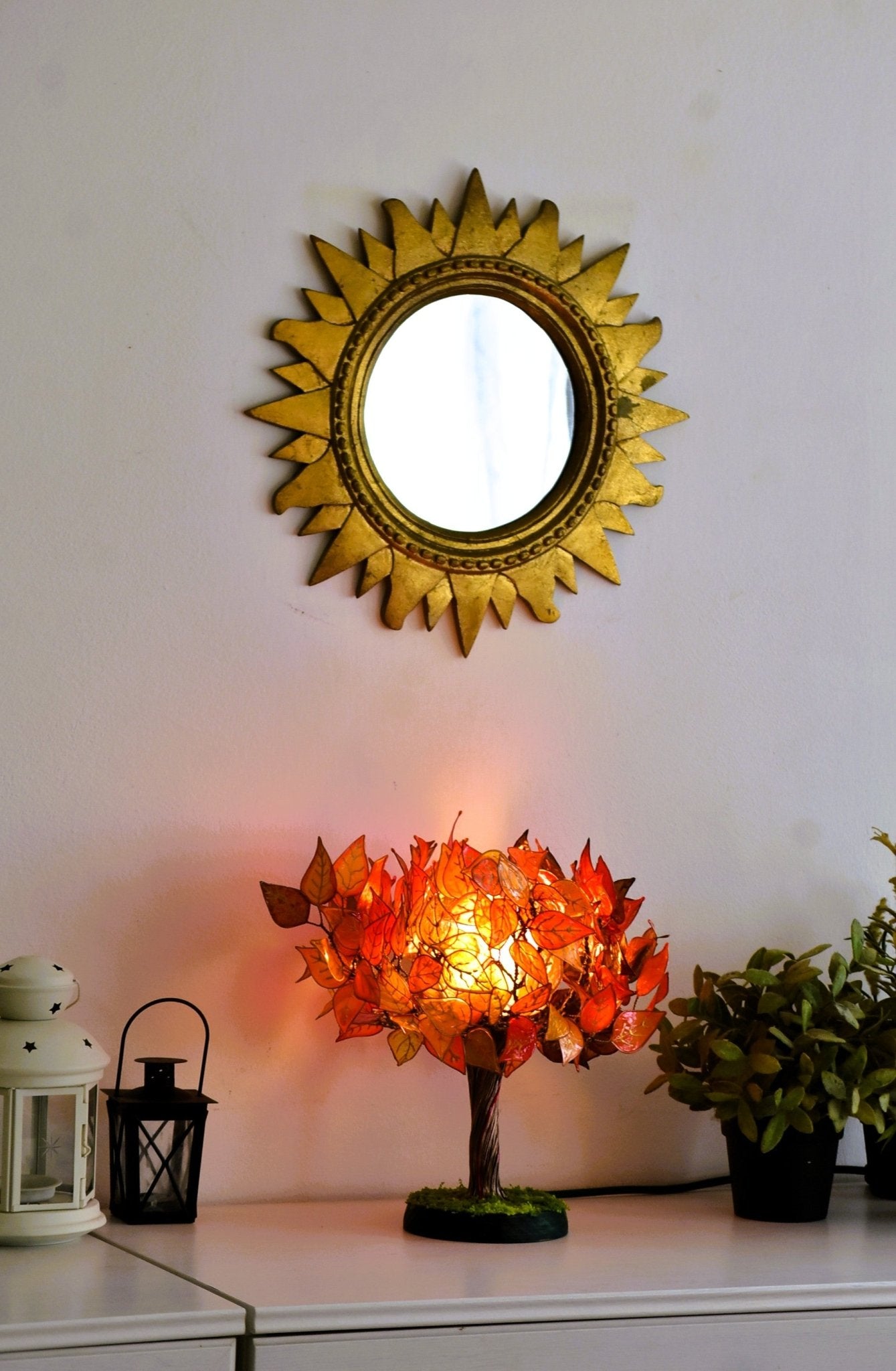 Lampada da tavolo albero d'autunno - Fiorediluce